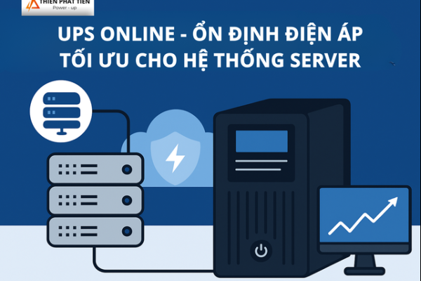 UPS Online – Giải pháp ổn định điện áp tối ưu cho hệ thống server