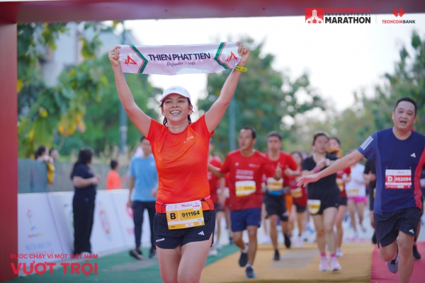 CÙNG TPT THAM GIA Giải Marathon Quốc tế TP.HCM Techcombank LẦN THỨ 